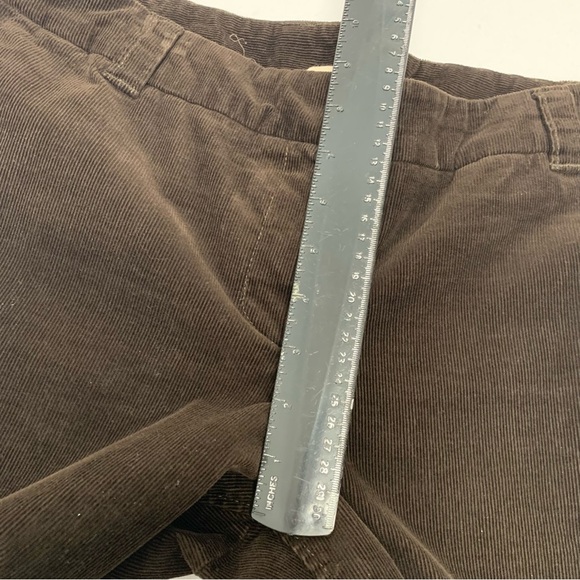 J Crew Corduroy Pants Woman 10  Boot Brown Trouser Pockets Casual‎ Work Office - Picture 10 of 11